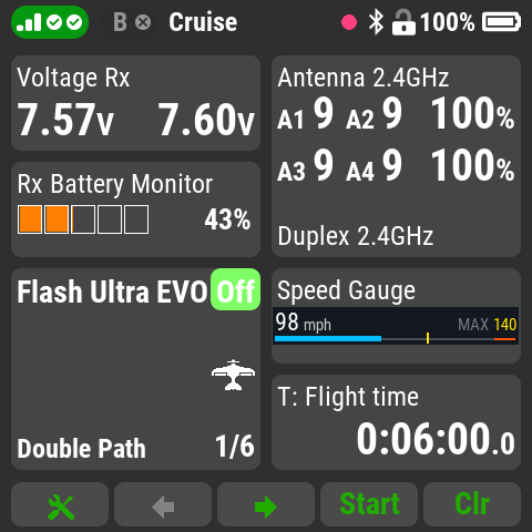 Speed Gauge single size, on the main screen