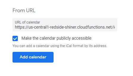 Adding Calendar