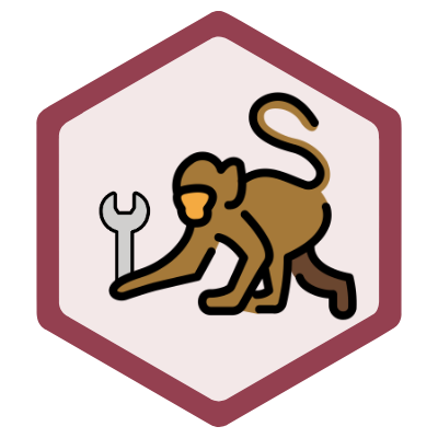Monkey Wrench Badge