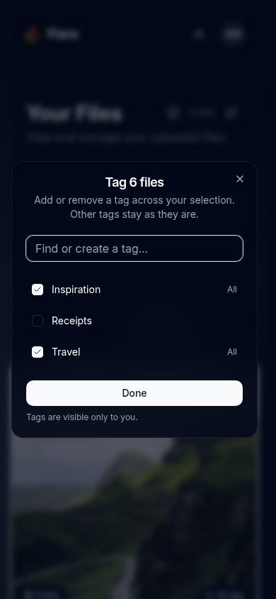 Edit tags across selected files