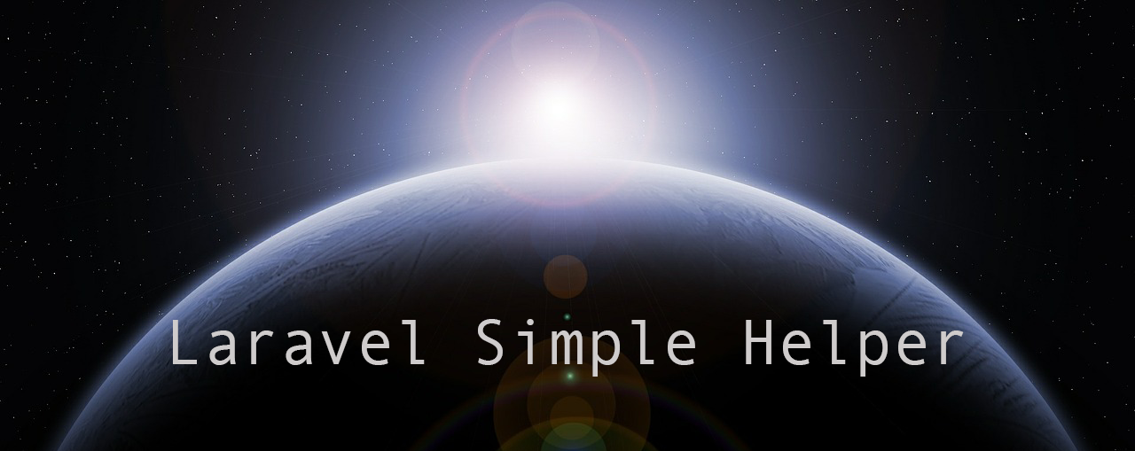 Laravel Simple Helper