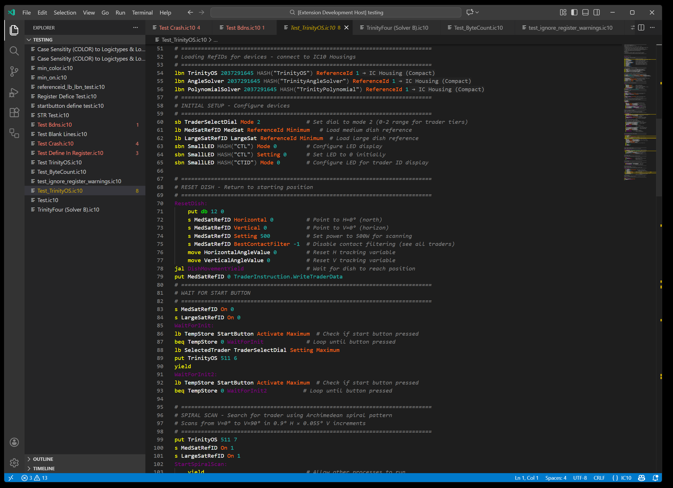 IC10 Syntax Only Theme