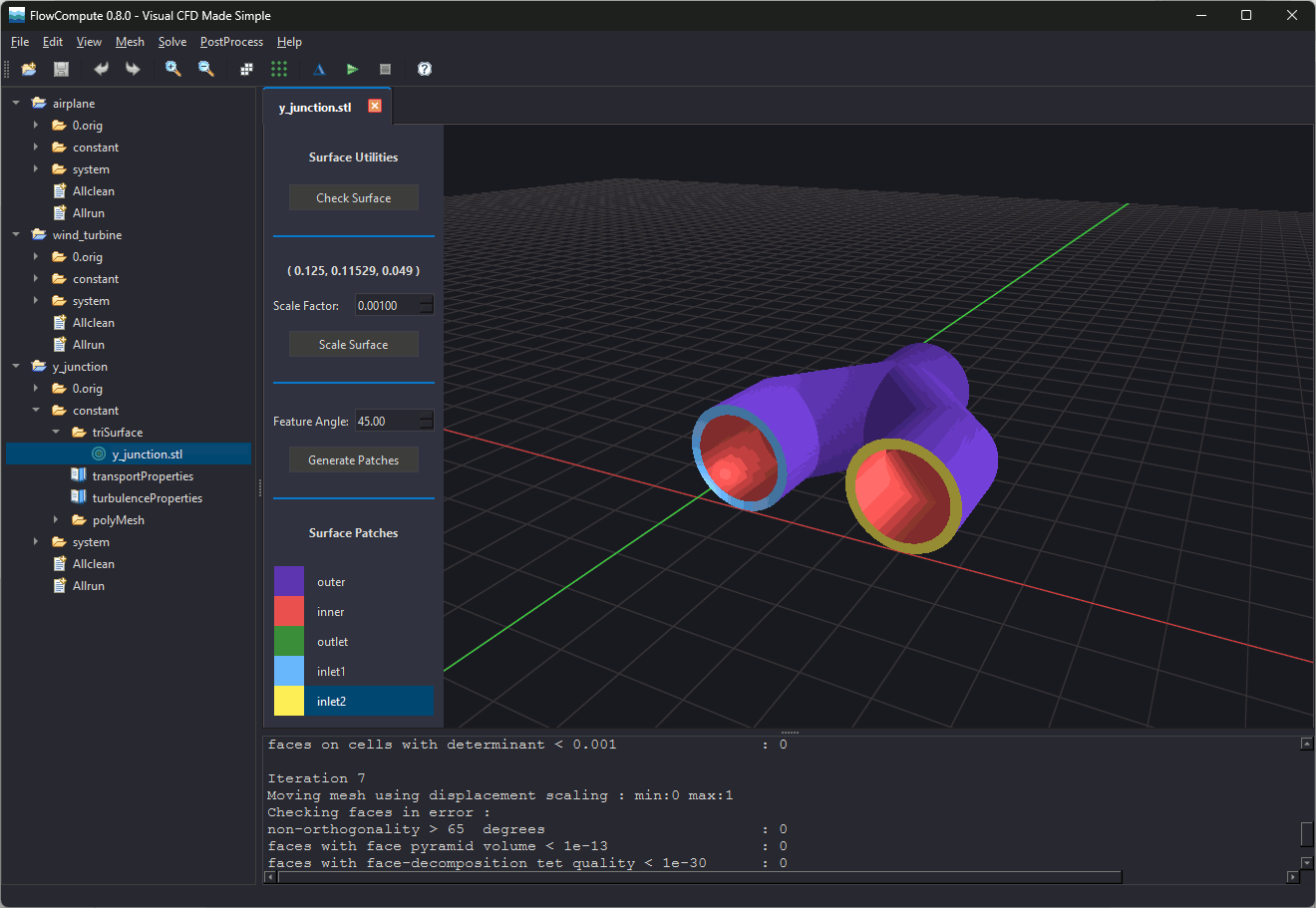The FlowCompute GUI