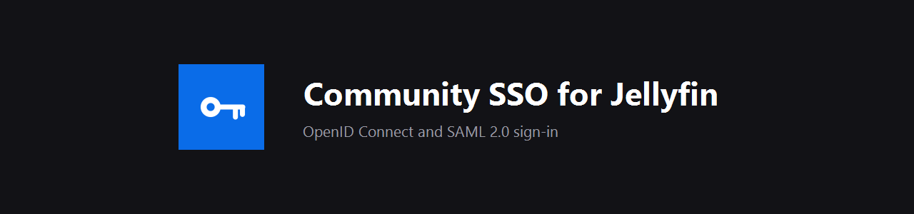 Community SSO for Jellyfin