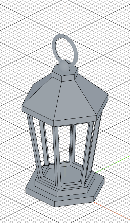 Finished lantern model