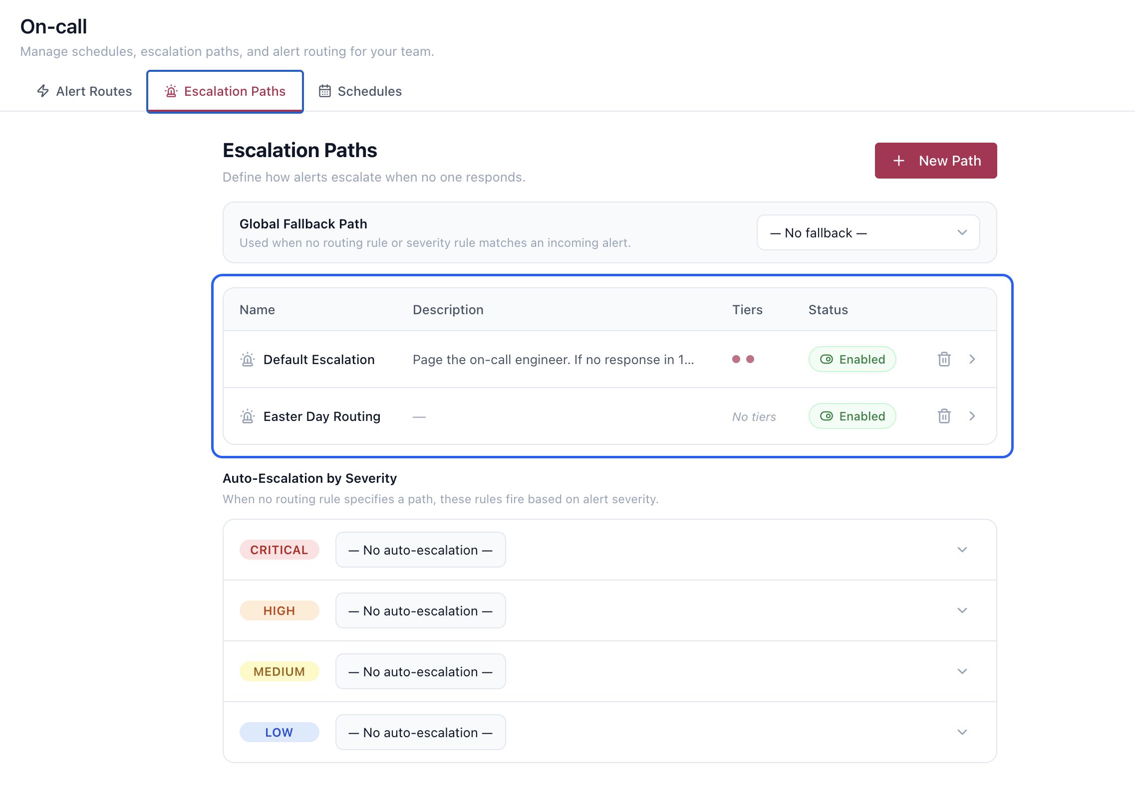 Fluidify Regen — Define Esacalation policies for incidents