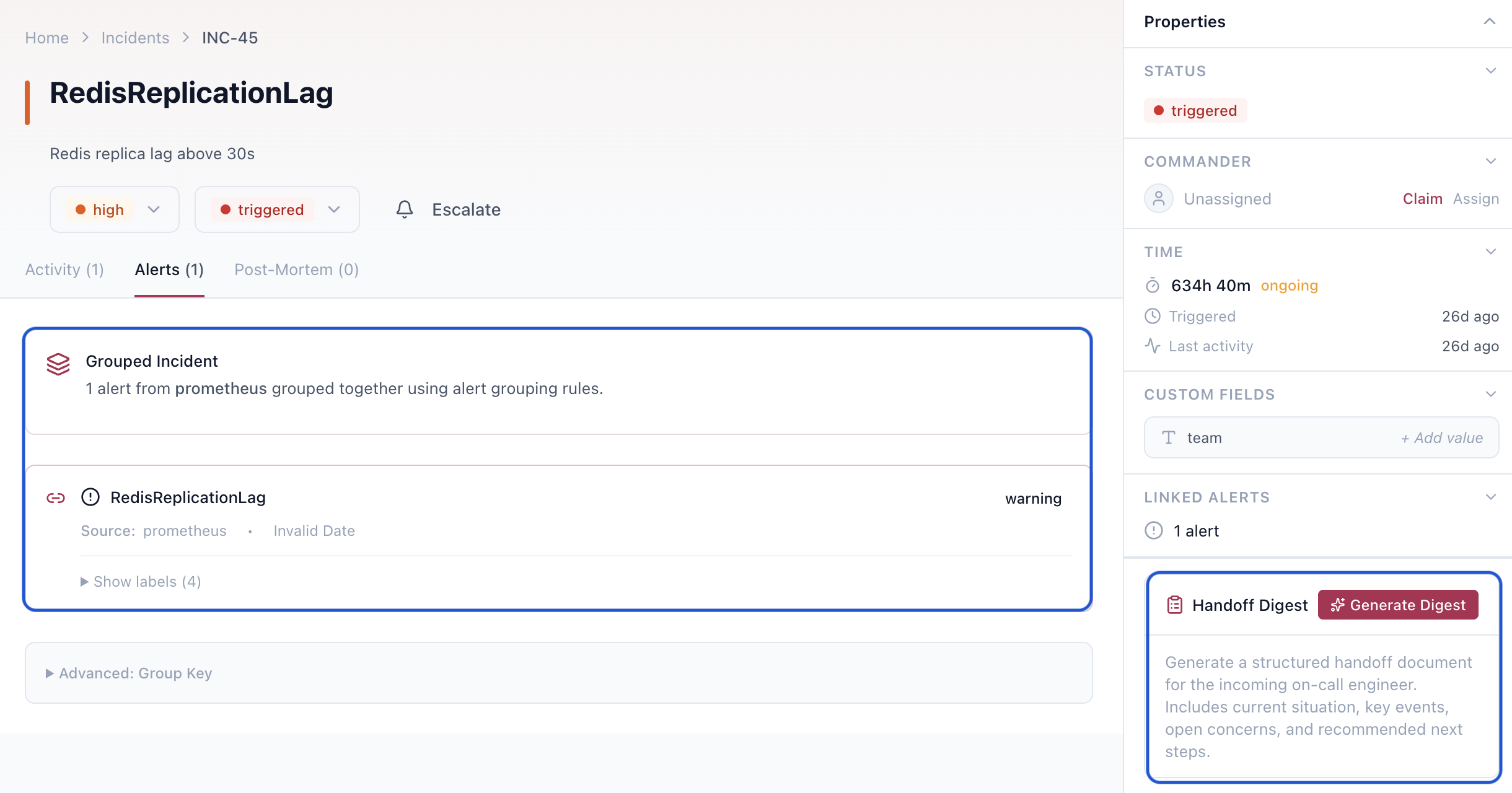 Fluidify Regen — Pattern matching and learning with historical incidents