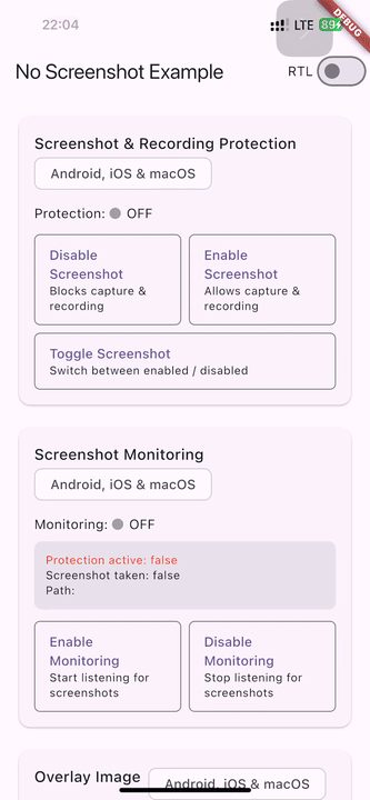 Image overlay on iOS