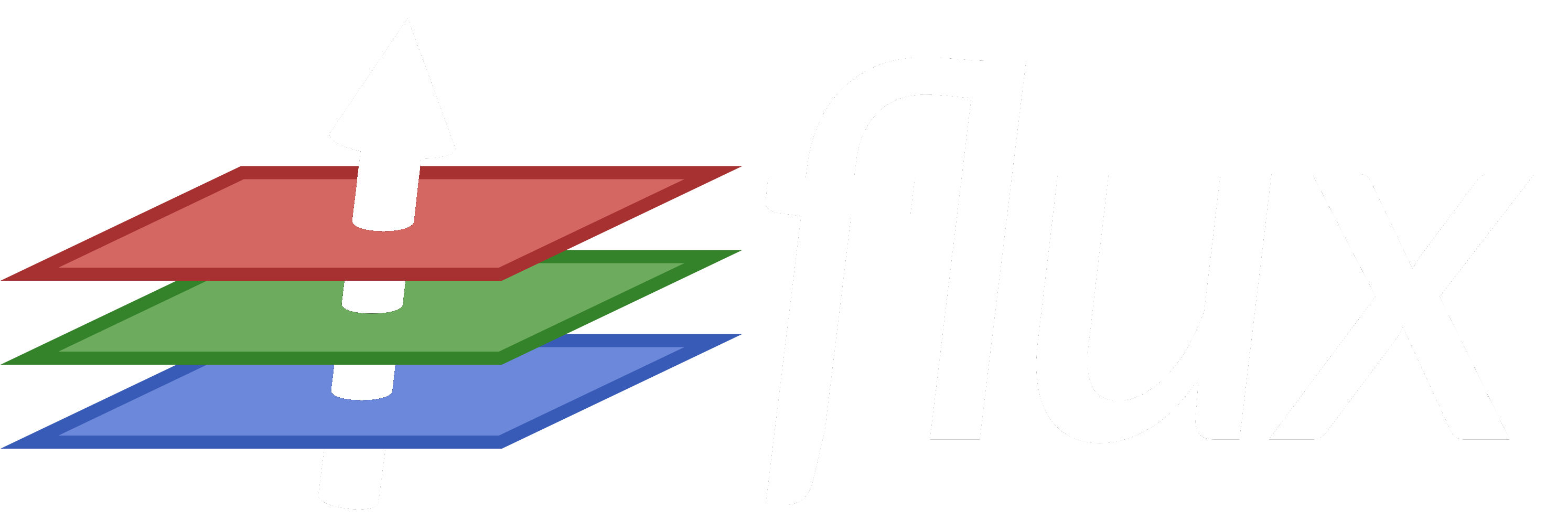 Fluxus logo. Shields io