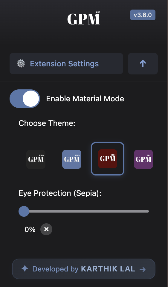 Extension Dark
