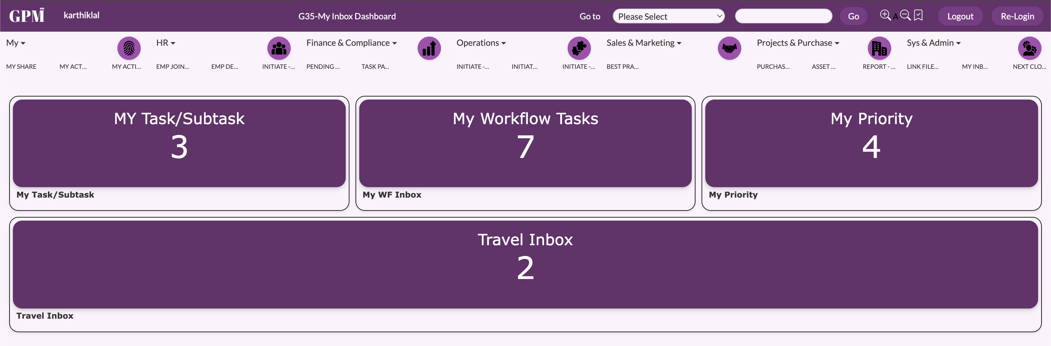 Light Theme (Purple)