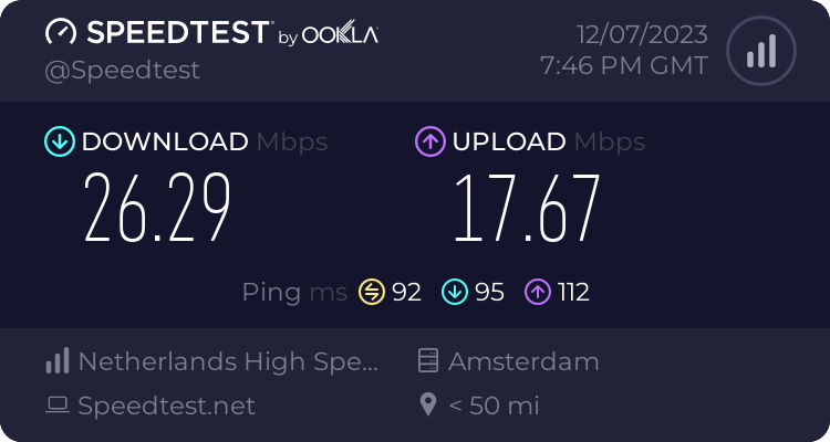 OpenVPN speed test