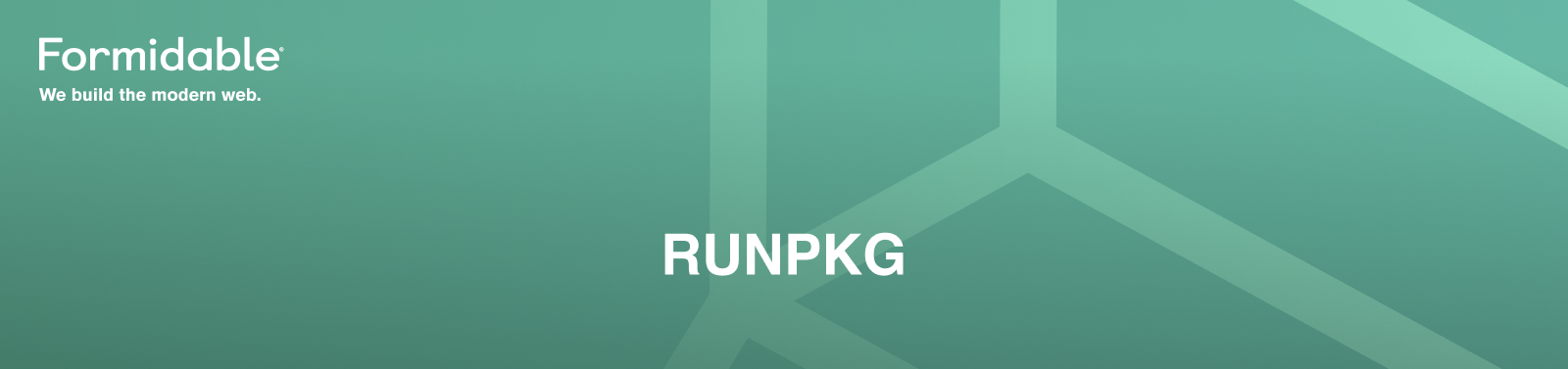 Runpkg — Formidable, We build the modern web