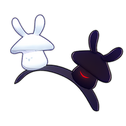 Sparkly Rabbit and Fire Shroom