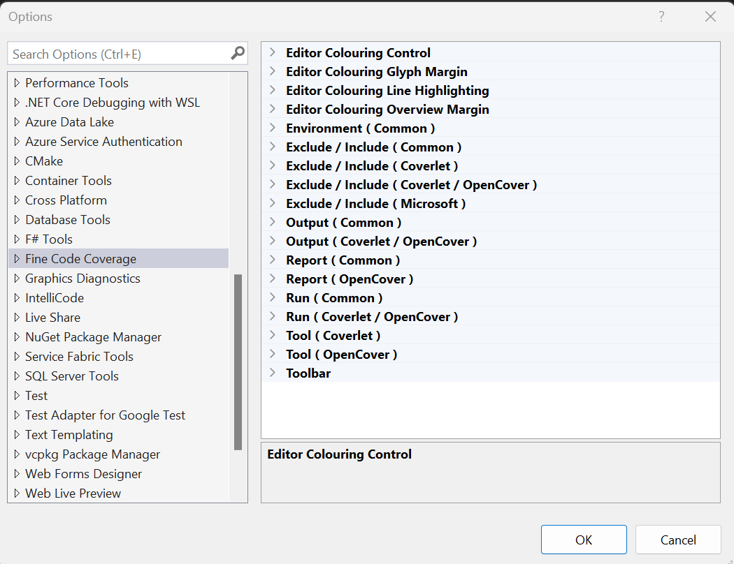 check code coverage in visual studio