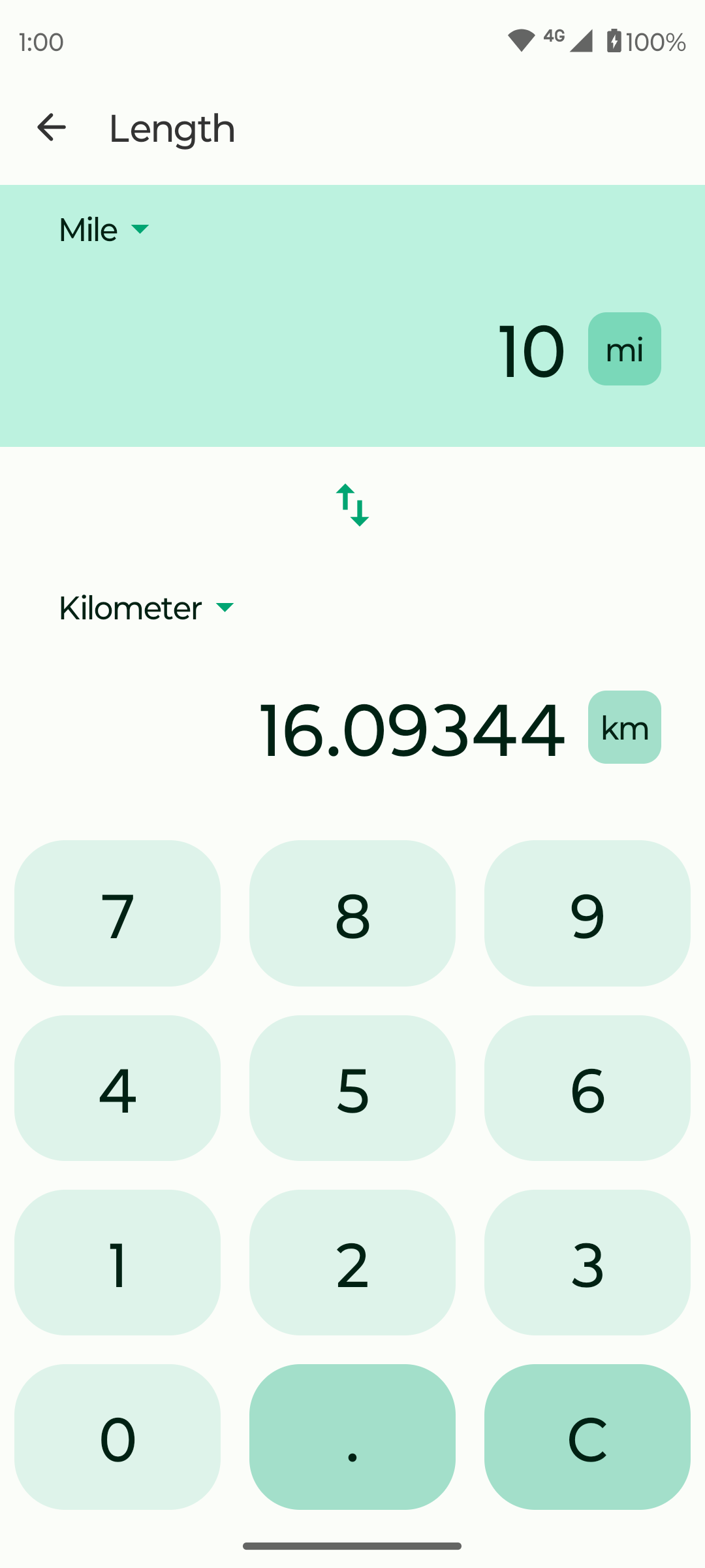 Screenshot 2 of Fossify Calculator — opens full size