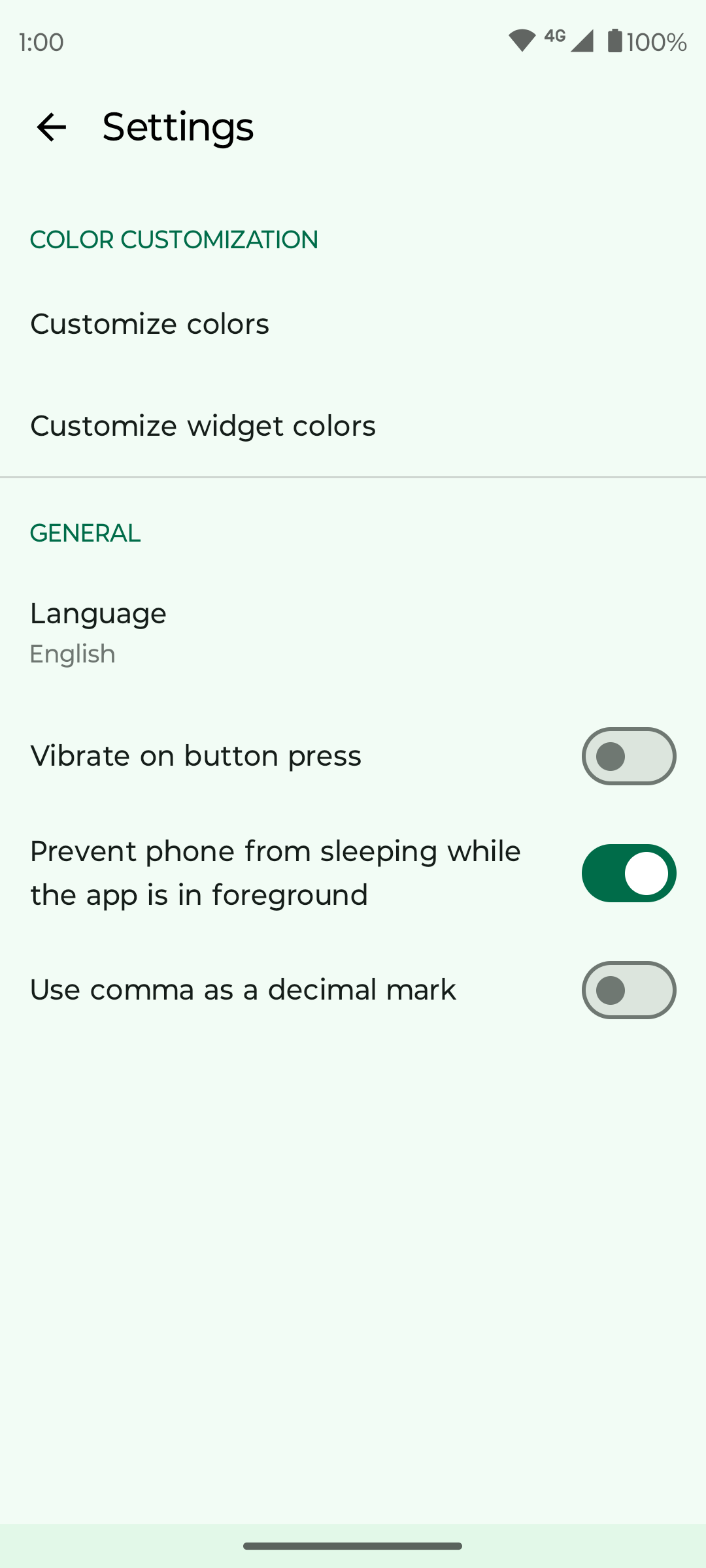 Screenshot 4 of Fossify Calculator — opens full size