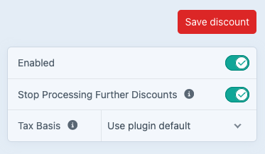 Stop processing switch