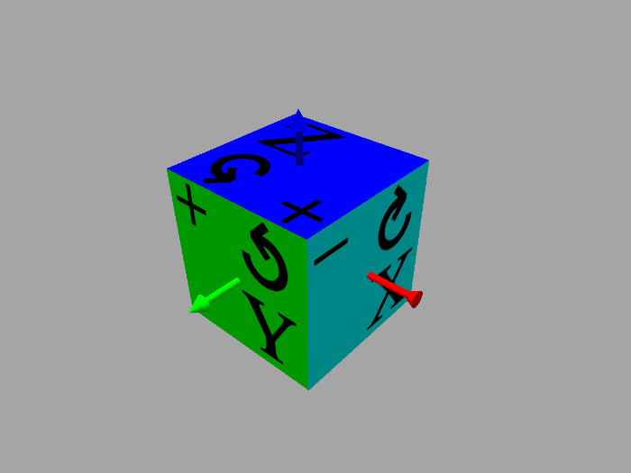 Fourmilab Orientation Cube