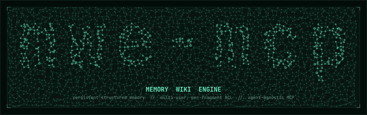 mwe-mcp, the Memory Wiki Engine