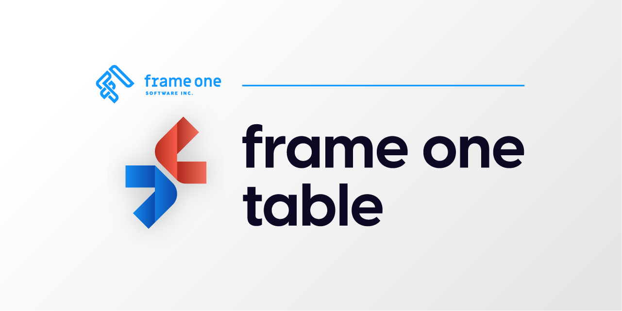 Frame One Table Logo