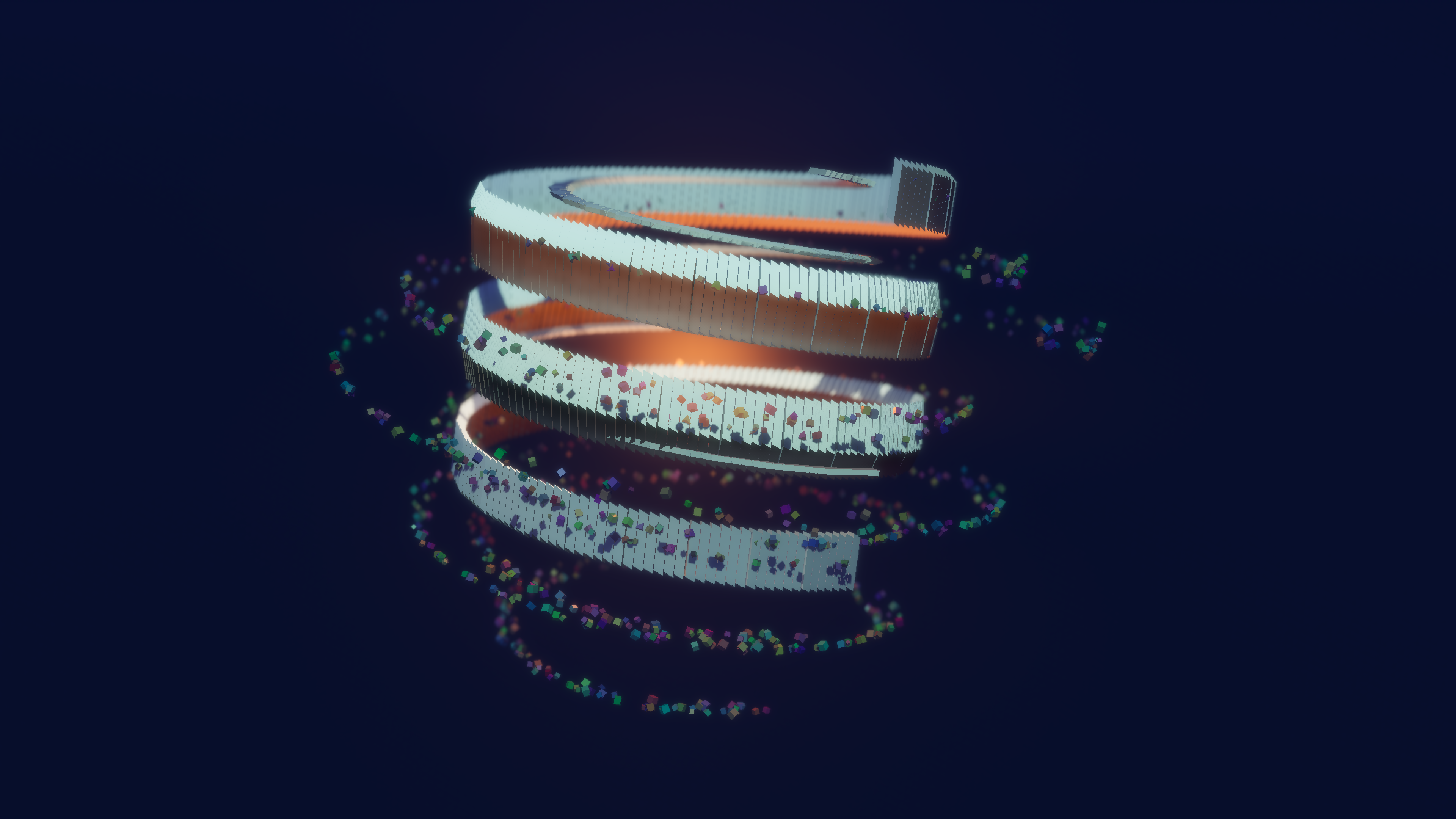 Helical Colonnade