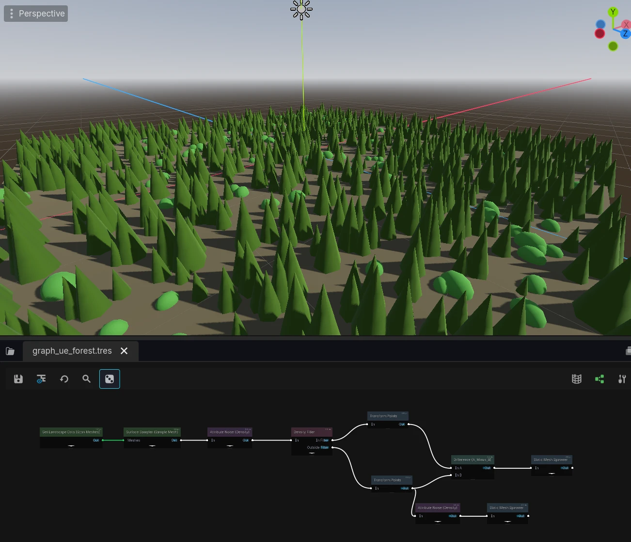 UE Forest Demo