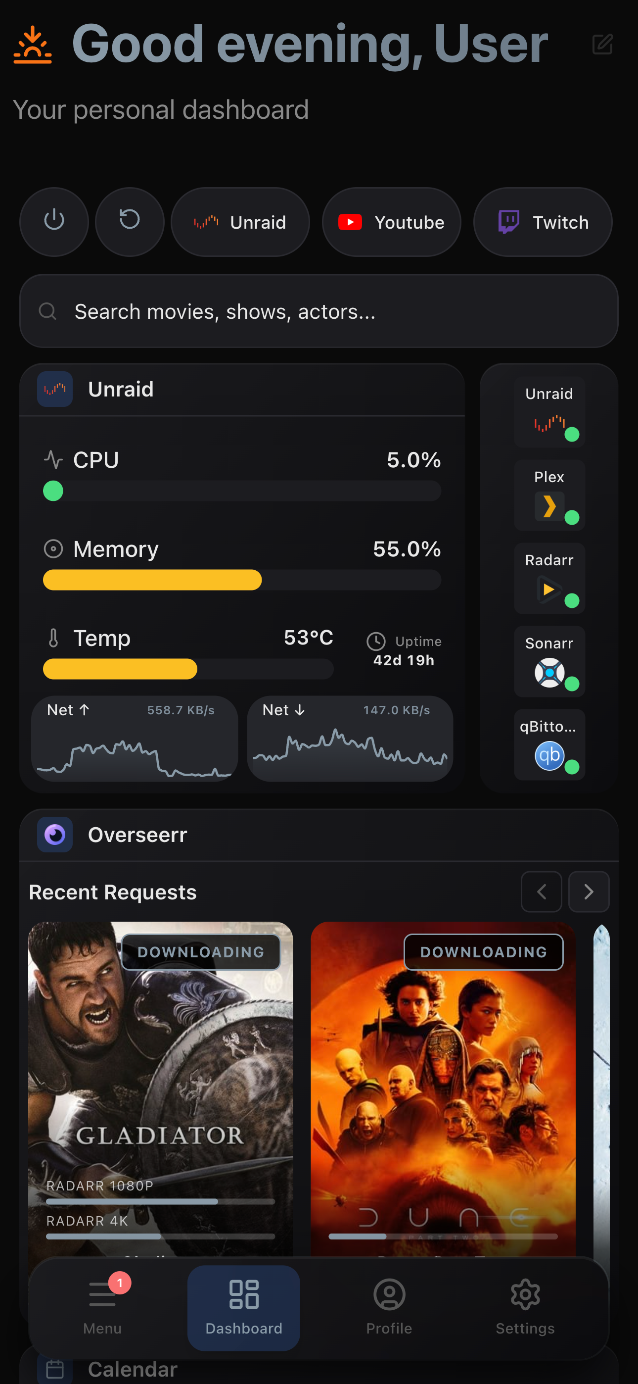 Framerr Mobile