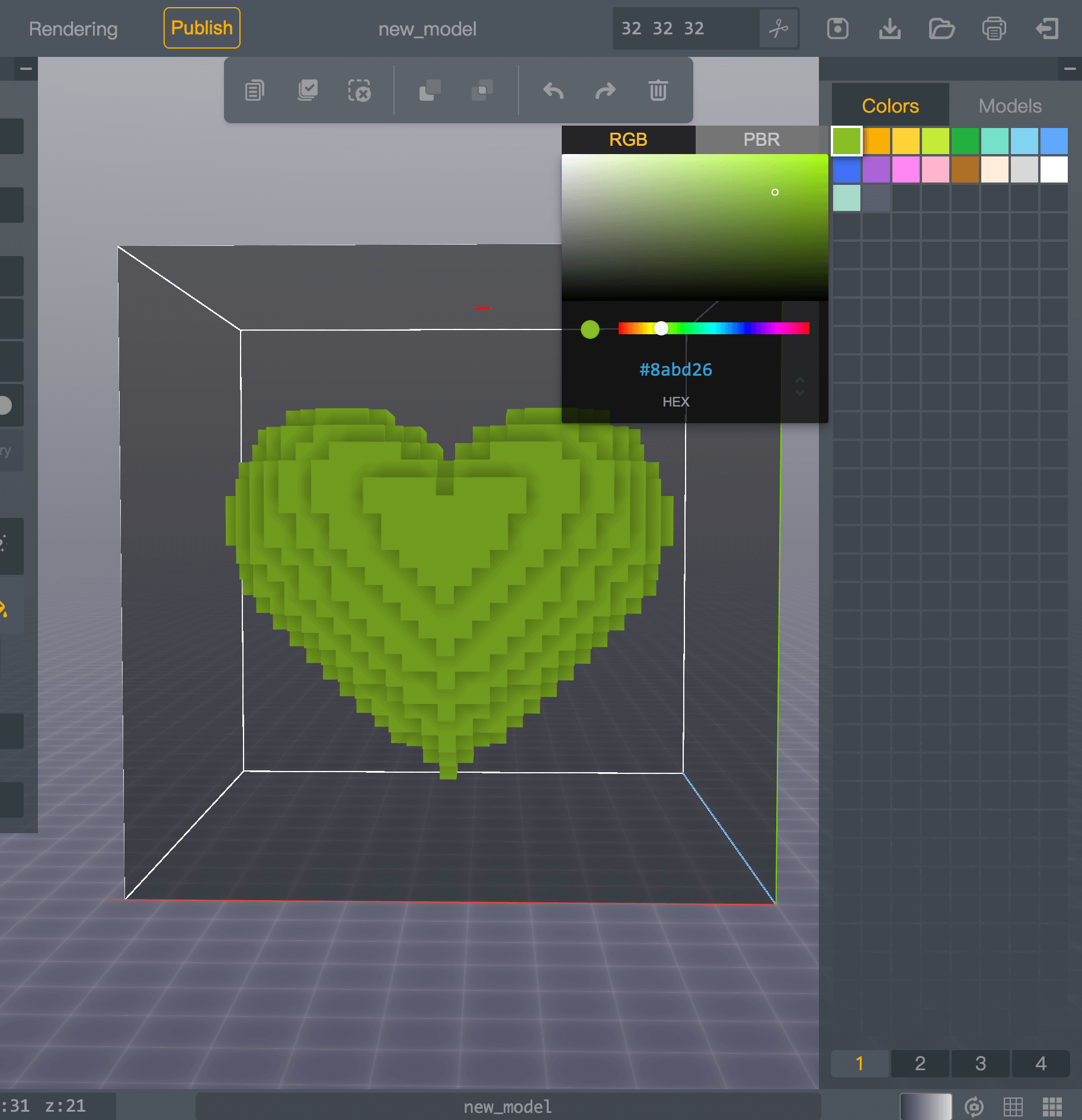 green heart