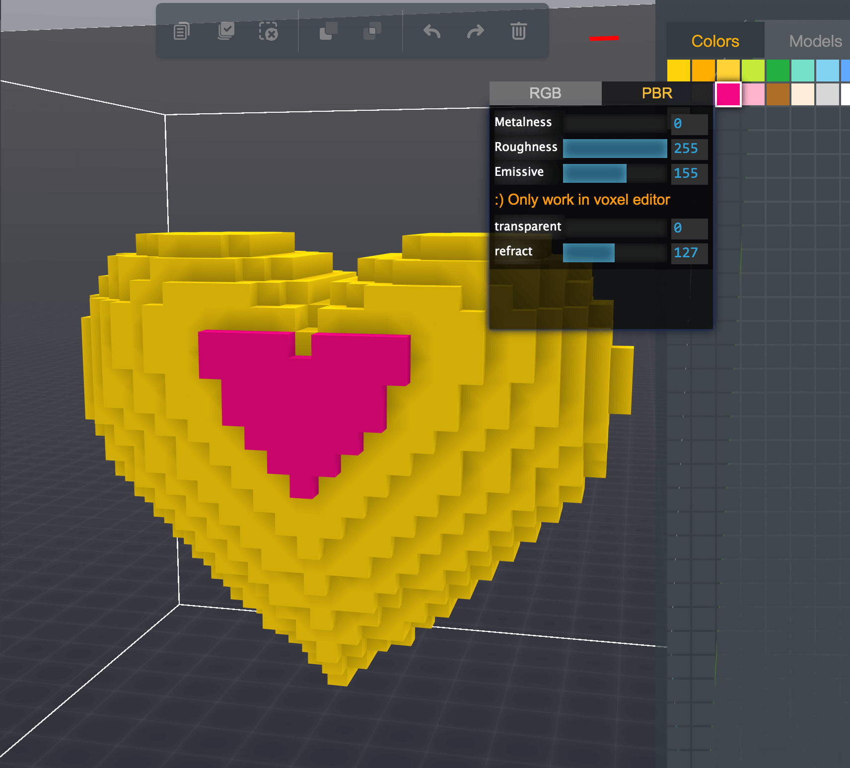 yellow heart