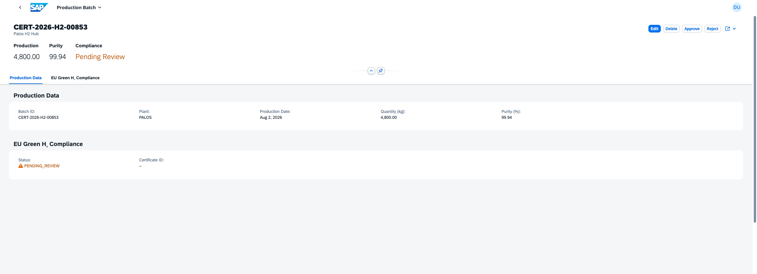 H2 Fiori Elements — List Report