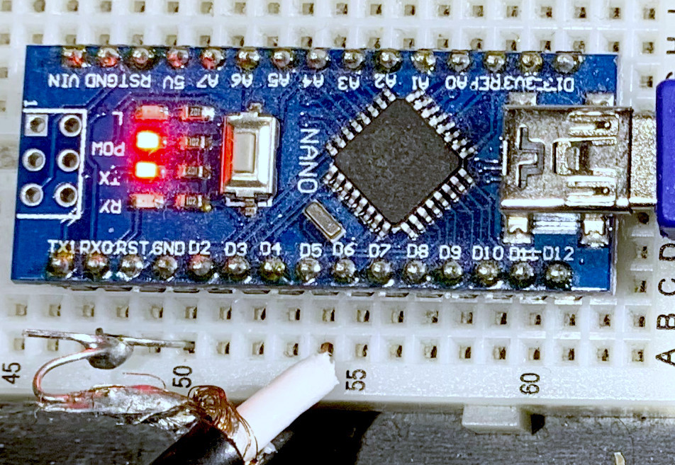 breadboard setup