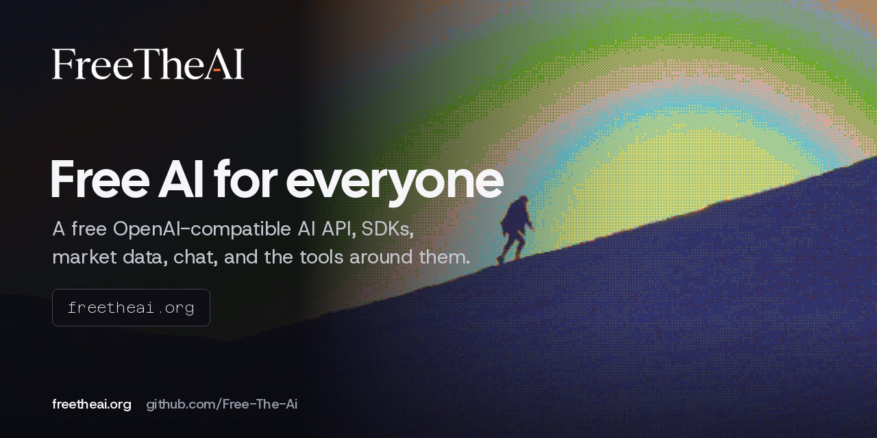 FreeTheAI: free OpenAI-compatible AI API, SDKs, free stock widgets