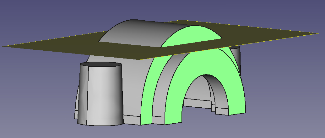 Applying draft to the side faces of the holder