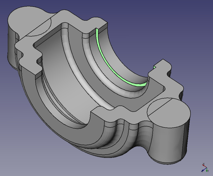 Filleting the inside of the holder - problematic edge