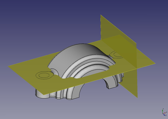 Bearing holder with the two most important skeleton planes\|thumb\|right\|text-top\|400px