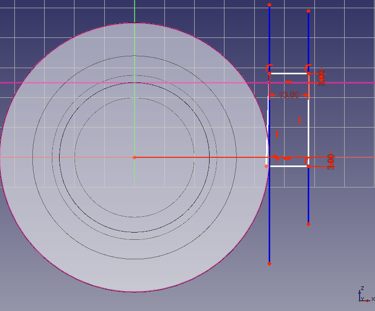 The sketch for the body for the bolts\|thumb\|right\|400px