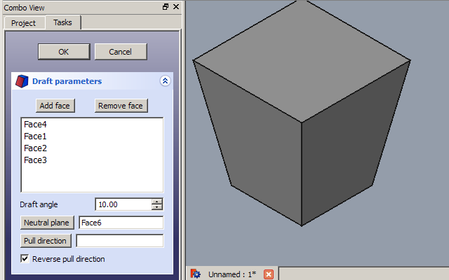 Checking the Reverse Direction box has applied an inward draft rather than outward.