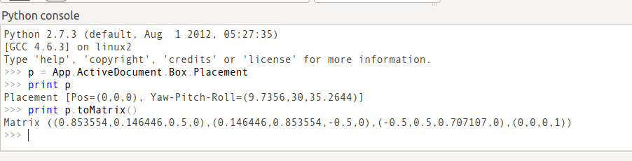 Scripting Placement as y/p/r and Matrix