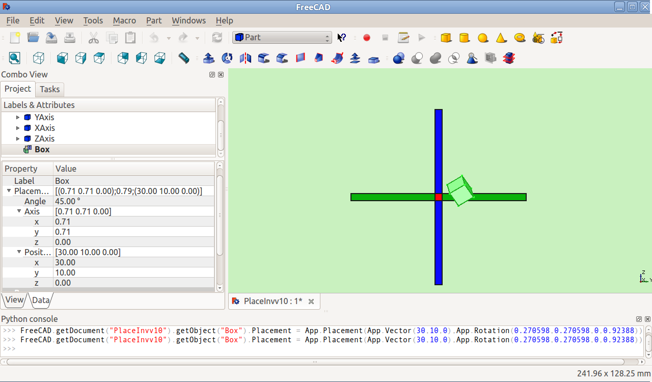 After Rotation about y=x