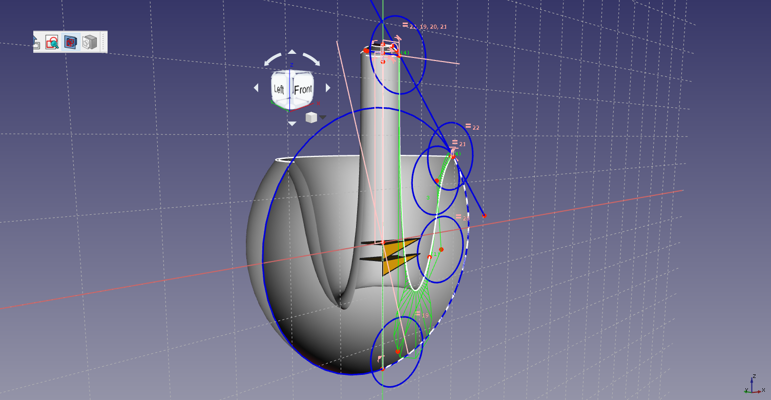 Sketcher View Section demo