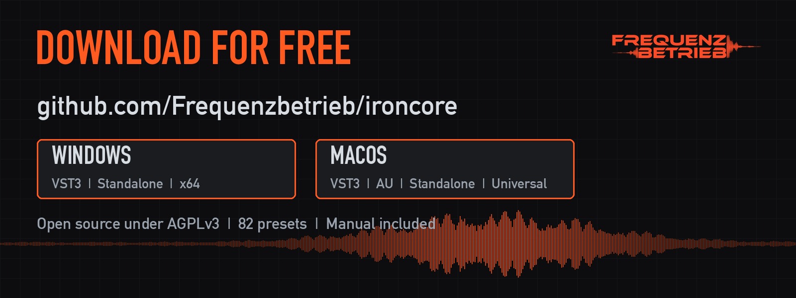 Download IRONCORE for free for Windows and macOS