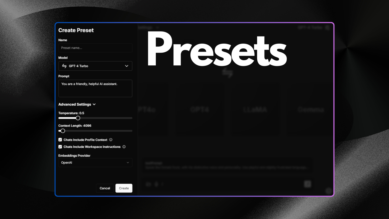 Presets