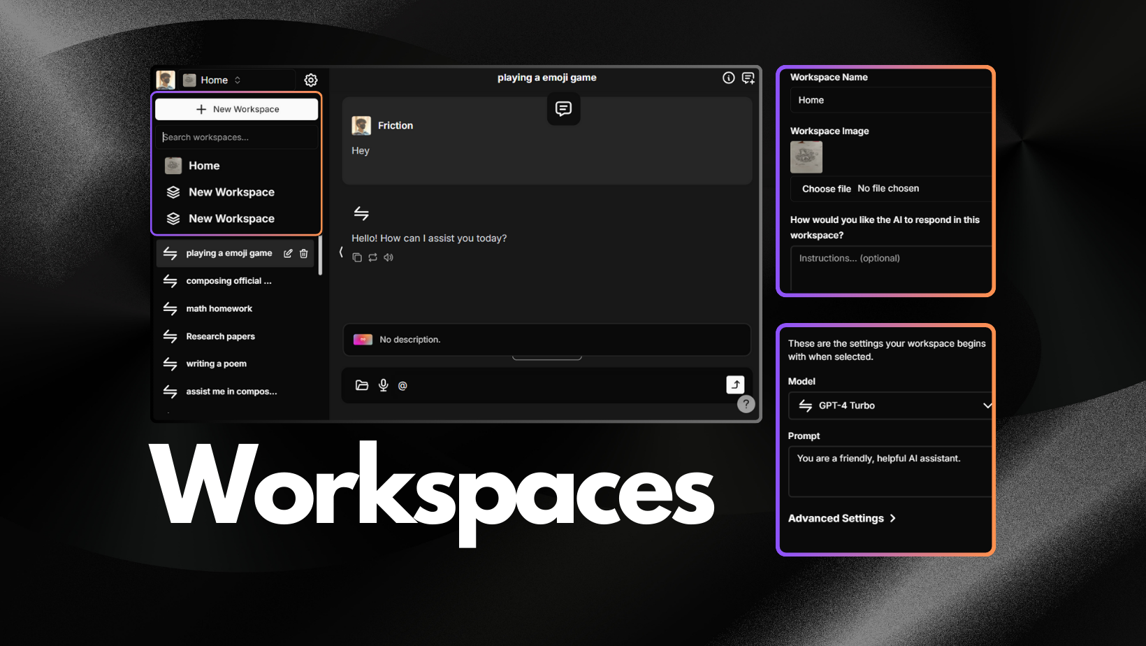 Workspaces