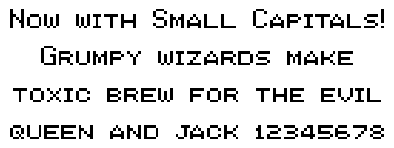 Small capitals sample