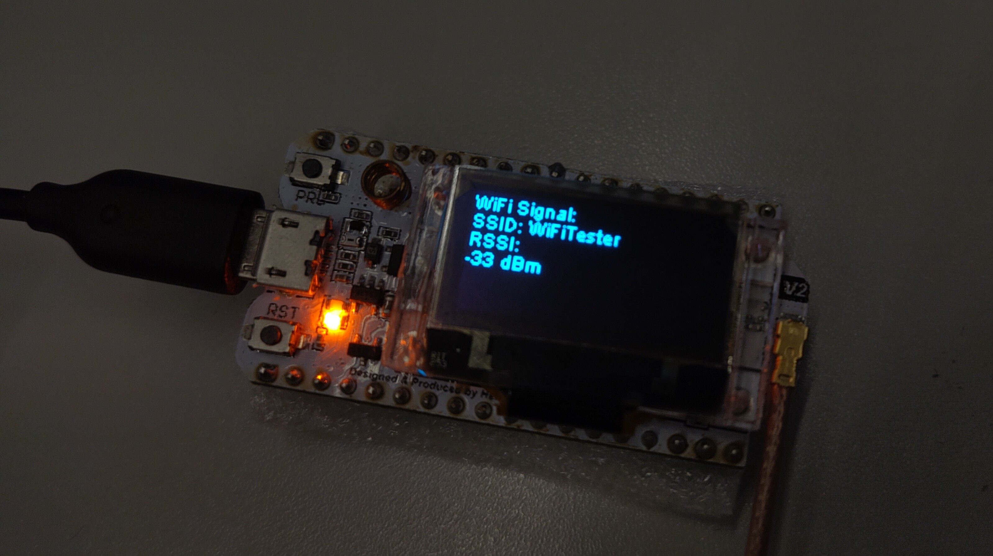 WifiTester with lcd display
