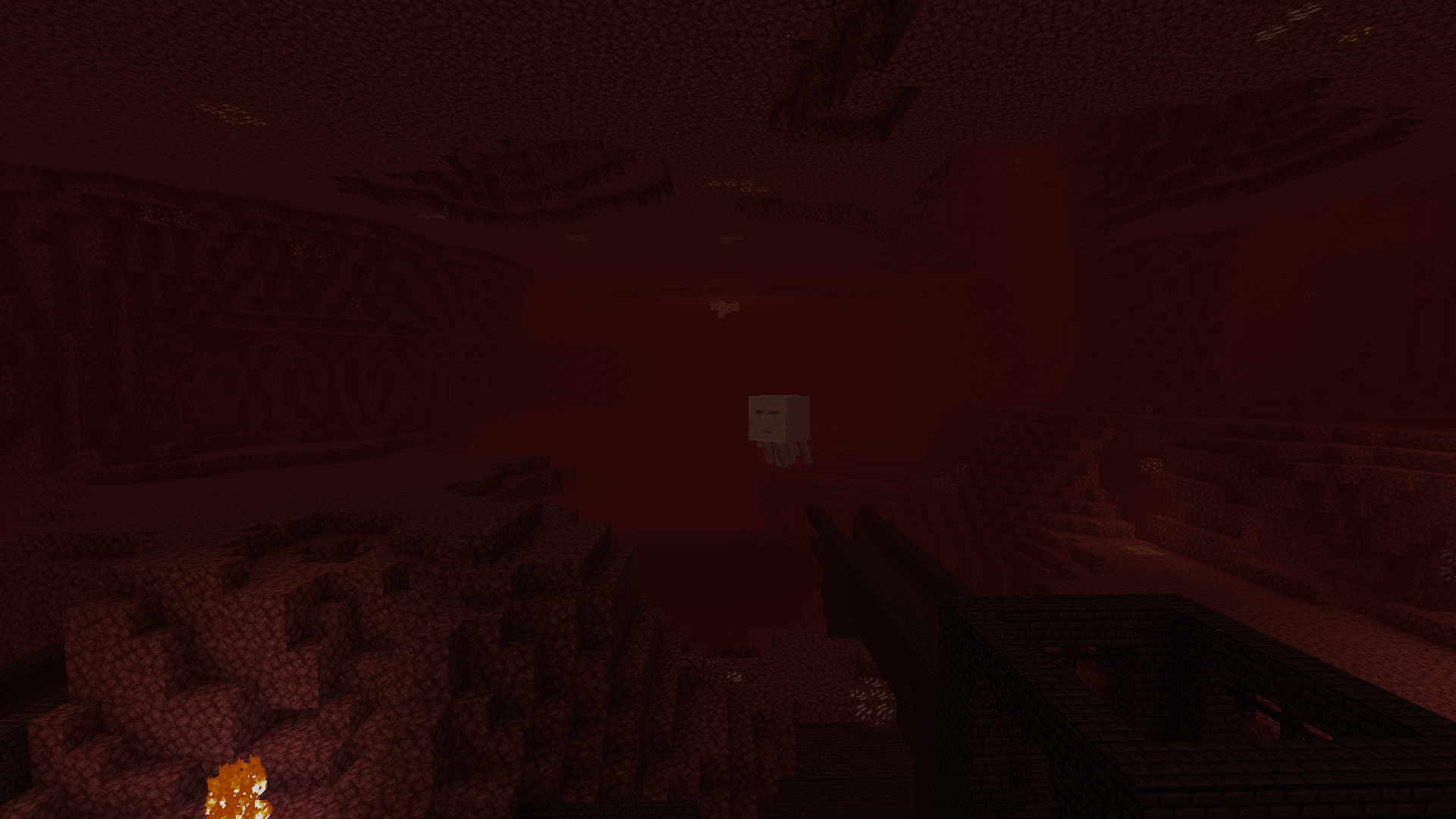 nether with fog