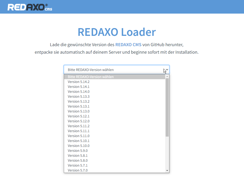 REDAXO-Loader