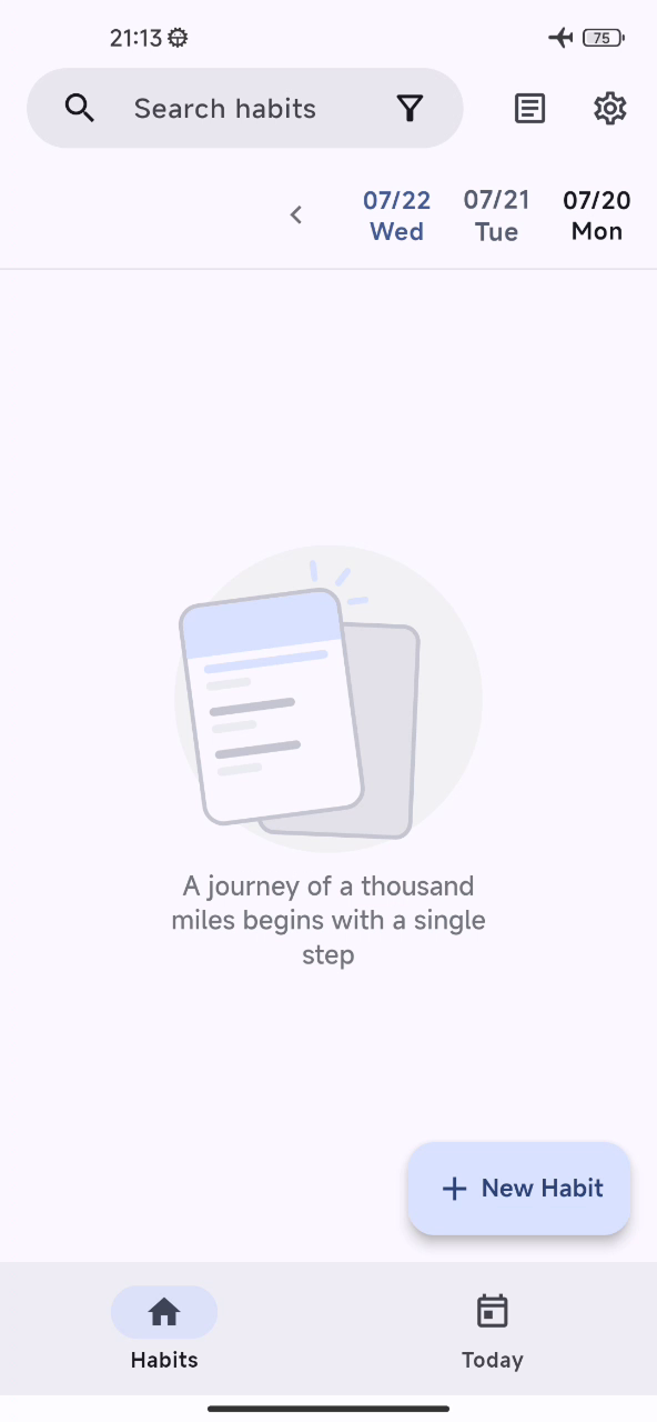 Offline-first — no account needed