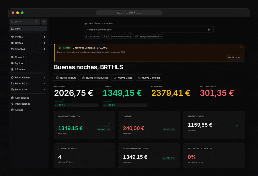 Frihet MCP — talk to your ERP in natural language